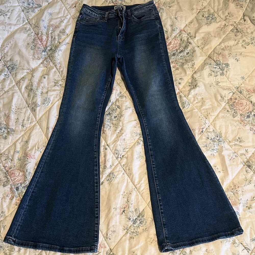Stylish Indigo Flare Jeans